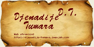 Đenadije Tumara vizit kartica